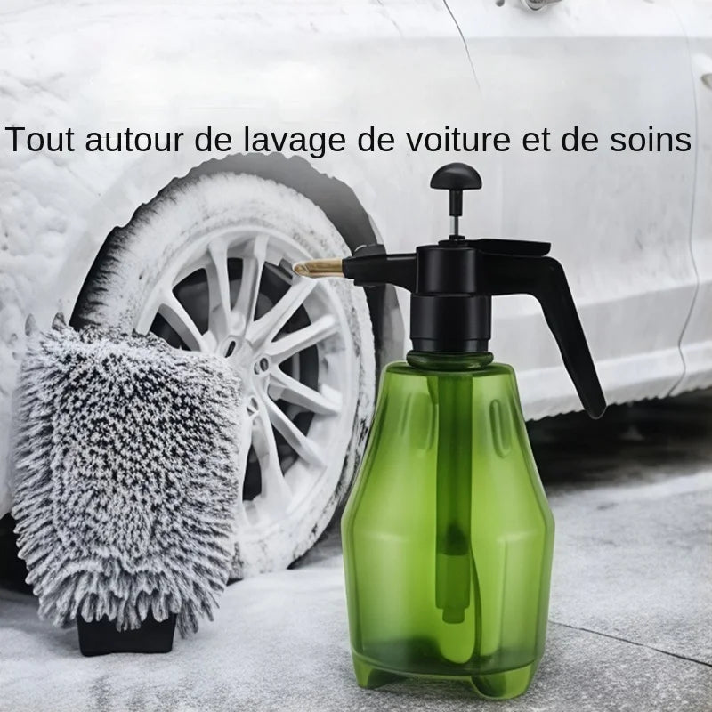 Pulvérisateur à Pression Manuel 1.5L – Nettoyage & Lavage Auto