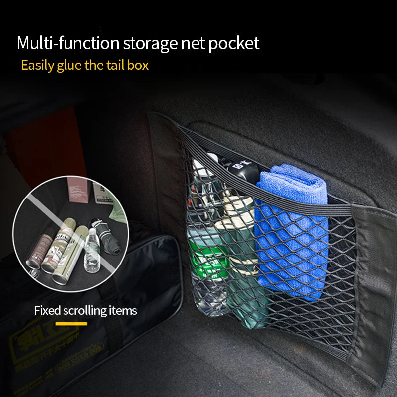 Filet de Rangement Extensible pour Coffre – Organisateur Auto Universel