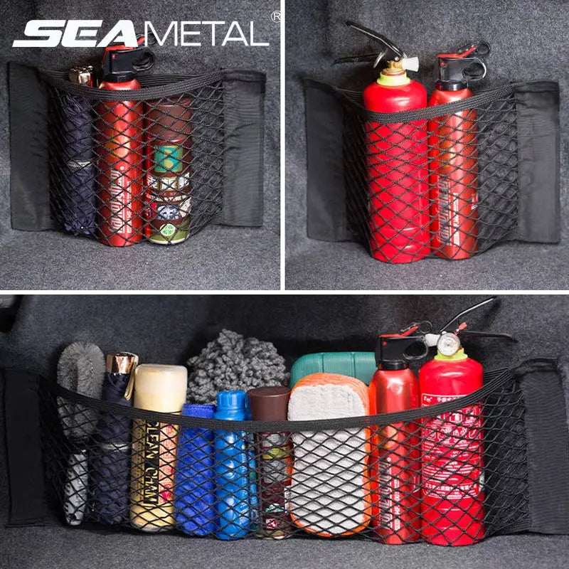 Filet de Rangement Extensible pour Coffre – Organisateur Auto Universel