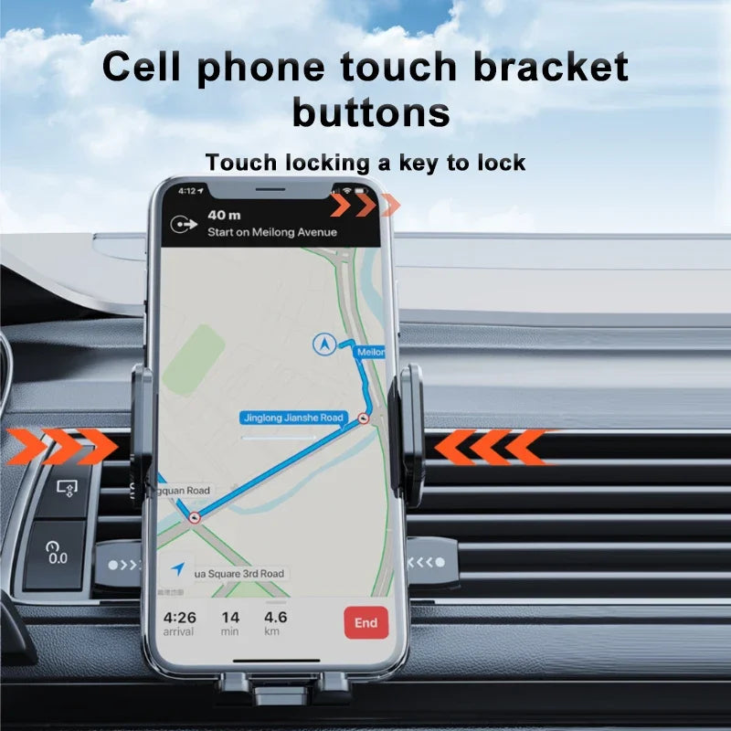 Support Téléphone Voiture Suction Pro - Rotation 360°