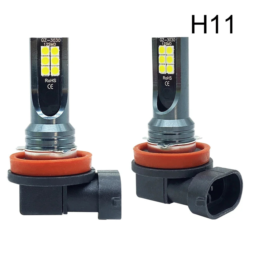 Ampoules LED H7/H4 Haute Puissance 6000K – Kit Éclairage Blanc Pur Auto