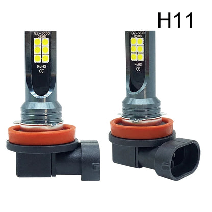 Ampoules LED H7/H4 Haute Puissance 6000K – Kit Éclairage Blanc Pur Auto
