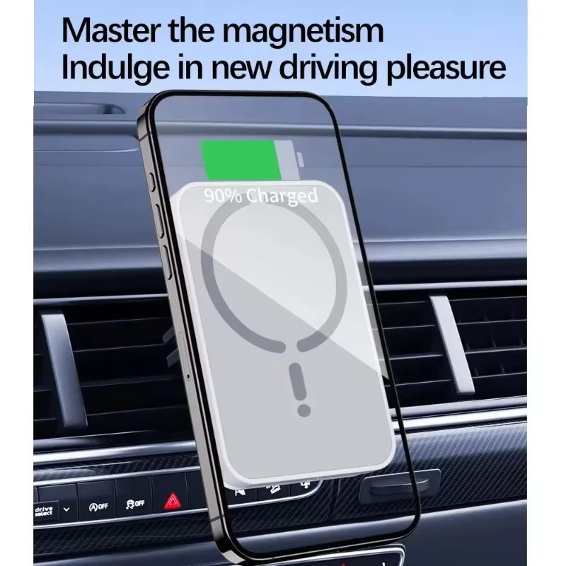 Chargeur Sans Fil Voiture Magnétique Fast Charge 15W