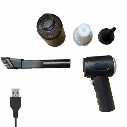 Mini Aspirateur de Voiture Sans Fil – Puissant & Rechargeable USB