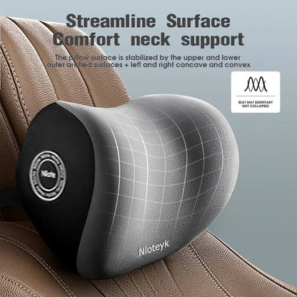 Coussin Lombaire Ergonomique Auto en Mousse à Mémoire de Forme