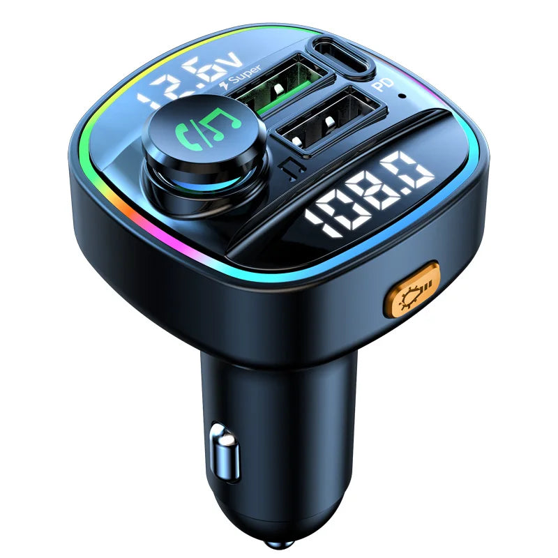 Transmetteur FM Bluetooth 5.0 & Chargeur Rapide