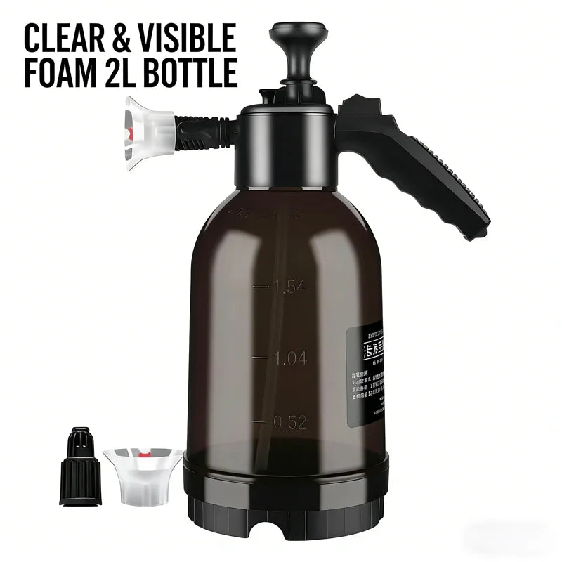 Canon à Mousse Manuel Auto (2 Litres) – Pulvérisateur à Pression