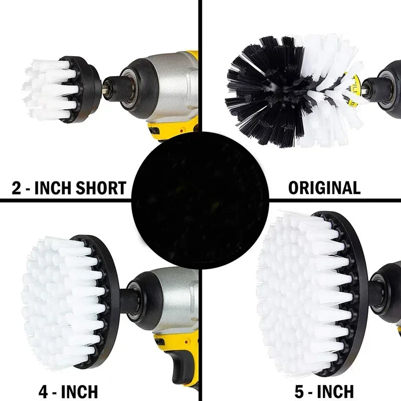 Kit de Brosses de Nettoyage Auto pour Perceuse