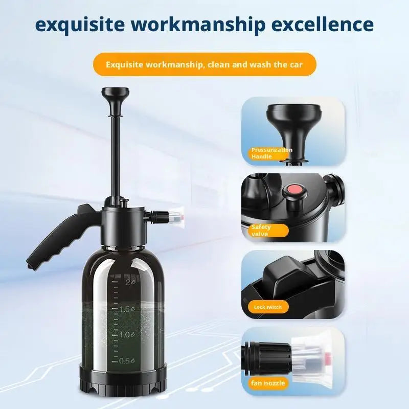 Canon à Mousse Manuel Auto (2 Litres) – Pulvérisateur à Pression